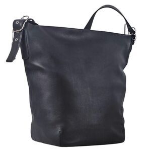 Coach 9151 Legacy Vintage Bucket Shoulder Hobo Bag Black Leather